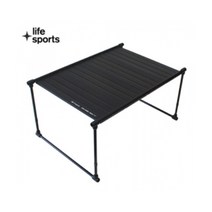 라이프스포츠 초경량 테트라 울트라테이블 폴딩테이블, 블랙