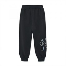 MLB 엠엘비 베이직 메가로고 조거팬츠 NY (Black)