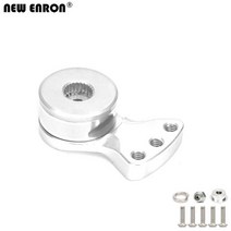 RC카 부품 ENRON 1Pcs 알루미늄 CNC 서보 보호기 15/18/21.5MM 25T 스플라인 출력 샤프트 조정 가능한 하이 토크 RC 자동차 1/10 TRAXXAS 전술, [03] Silver-15mm