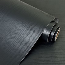 방수 목재 패턴 비닐 벽지 문에 접착식 스틱 캐비닛 옷장 현대 가구 장식 벽지, 242.Thick Black wood  3mx80cm