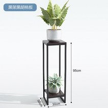철재화분다이 원목화분선반 정리대북유럽 심플 모던 메탈 플랜트 스탠드 두꺼운 친환경 플로어 타입 플라, 07 Height 95x Width 30