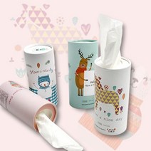 (홀리몰리)휴대용 캐릭터 캔티슈 세트, 8개 1세트