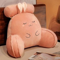 침대헤드쿠션 침대 범퍼 리폼 헤드 쿠션 가드 일본식 머리맡 소프트 가방 대형 백 허리 지원 이동식 빨 소파 독서 베개 홈 장식, 핑크 50x36cm, 사진 참조