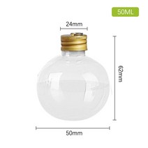 베이킹도구 다이소유산지 샌드위치포장지 500ml 크리스마스 트리 캔디 병 뚜껑 병크리스마스 비스킷 쿠키 스낵 초콜릿 포장 새해 장식 상자, 08 50ML