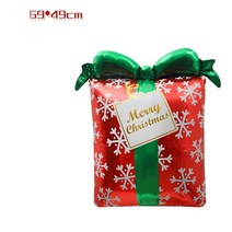 크리스마스 풍선 목발 롤리팝 산타 클로스 선물 상자 Ballon Kids Favor Merry Christmas Decor For Home 2023, [01] 기타, [17] Christmas Gift Box