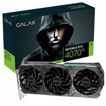 갤라즈 GALAX 지포스 RTX4070 Ti EX GAMER OC D6X 12GB, 갤라즈 RTX4070 Ti EX 블랙