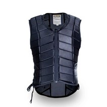 보호복 승마 안전 조끼 패딩 흡수 장비 갑옷 승마복, 에스 검은색