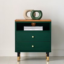 가온리빙 로키 510 서랍/수납장 협탁, 그린