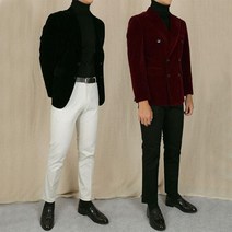 하이디모드 HDMJ184 자체제작 맨즈 벨벳 클래식 더블 자켓
