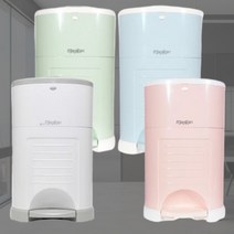 나은생활공식몰 매직캔 휴지통 냄새안나는 기저귀 페달 쓰레기통 10리터, 블루, 1개