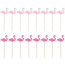 30살 계란한판 케이크 토퍼 특이한 생일초 20305060pcs 플라밍고 하와이 열대, 60개, B03