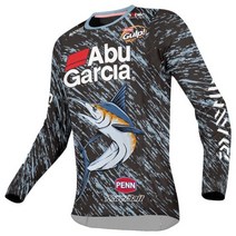ABUGARCIA 여름 긴팔 낚시 셔츠 통기성 및 빠른 건조 야외 남성용 사이클링 저지112046, 4XL, 2