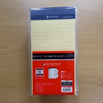 옥스포드 리갈패드 상철 미니 기자수첩 노랑 1권