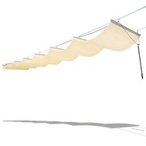 TANG Upgraded Slide on Wire Canopy Retractable Awning Replacement Cover for Pergola Terrace Deck Pat, 1