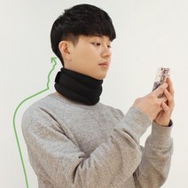 DJ 바른 목 미라클 밴드 보호대 고급형 목밴드 목보호대, 1개