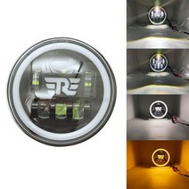 7 인치 Led 오토바이 헤드 라이트 Phare Farol 모토 램프 로얄 엔필드 히말라야 400 411 650 350 카페 레이서 램프., 1PC