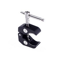 슈퍼 크랩 클램프 봉 거치대 폴대 마운트 매직암 거치대 고프로 8 7 6 5 액션캠 악세사리, 2개