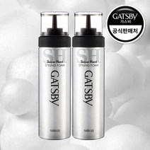 갸스비 스타일링 폼 슈퍼하드(헤어무스) 185g 2개