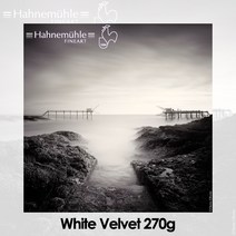 하네뮬레 화이트벨벳 270g A4 25매 Hahnemuhle White Velvet 포토용지