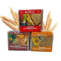독일 슐렌더 바바리안 천연발효 유기농 호밀빵 3종(통호밀/잡곡/해바라기씨) 500g x 3ea