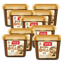해찬들 물로만 끓여도 부드럽고 순한 미소된장 5분완성 450g, 9개