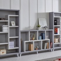 공간분리책장 코너책장 서재장 엘리사 3300 세트 책꽂이 장 아이방 틈새 수납함, 아카시아