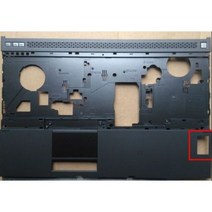[해외] GZEELE DELL PRECISION M48 노트북 용 손목 받침 터치 패드 어셈블리가없는 문자 키보드 베젤, 2