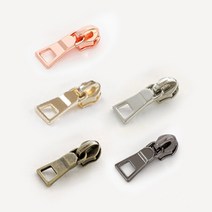 소잉데일리 의류용 지퍼 및 슬라이더 모음전_ 3호 5호 80여종, 흑니켈, 15. 솔리드 코일지퍼 슬라이더