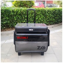 낚시용 캐리어 태클박스 바다 민물 루어 소품 다용도, 낚시하드커버통합하단블랙32