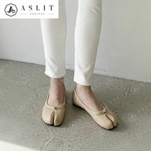 애슬릿 애슬릿 여자 라운드 타비 발 편한 플랫 슈즈 단화