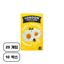 런던앤후르츠앤허브 스위트 캐모마일, 1.5g, 200개