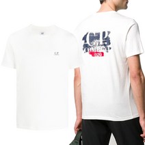 CP company [CP컴퍼니]신상 백 로고 프린팅 반팔티 08CMTS148A 103