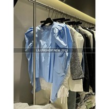 3컬러 봄 여름 퍼프 소매 크롭 탑 셔링 블라우스 하객룩 데일리 캐주얼 여성 셔츠