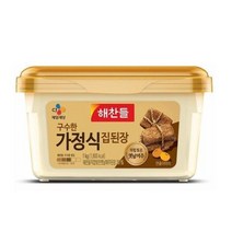 CJ제일제당 풍미 발효음식 해찬들 구수한 가정식 집된장 1kg 국 소스 찌개 자취음식 저녁메뉴추천, 3개
