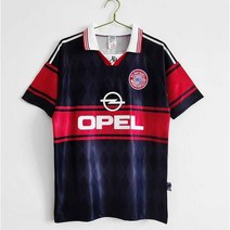 바이에른 뮌헨 유니폼 옛날 축구 복고 저지 97 - 98, 1997/99 바이에른 홈 스타디움 S