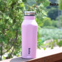 귀여운 휴대용 커피 보온 보냉 텀블러 350ml 핑크