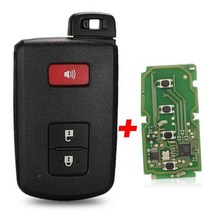 Jingyuqin Xhorse VVDI XM 범용 원격 키 8A4D Smart Keyless for Toyota fit Plus Max VVDI2 VVDI 미니 지원 갱신 및 재, 3 Buttons Panic
