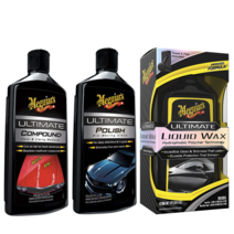 맥과이어스 UC 울티메이트 컴파운드 폴리쉬 리퀴드 왁스 기스 제거 광택 보호 세트