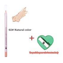 다크서클코렉터 연필컨실러 홍조 매트 스틱 잡티커버 1pcs 형광펜 은폐 스팟 블레미쉬 크림 파운데이션 메이크업 도구 지속 방수 화장품, 02 샤프너 포함