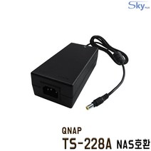 큐냅 QNAP TS-228A NAS 12V5.417A호환 12V6A 국산 어댑터, 4. 어댑터 +AC 각코드 1.8m