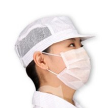 고급방진모자 제전 무진모 크린 룸 C1 사이즈 다양, 그린S