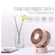 무소음 탁상용 선풍기, 인디안핑크