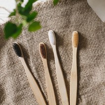 [자바라쇼핑] 생 분해 대나무 밤부 칫솔 _ JBR20230328EA, 화이트, 본상품선택