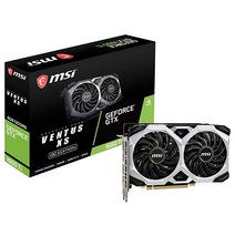 MSI 게이밍 지포스 GTX 1660 Ti 192비트 HDMI/DP 6GB GDRR6 HDCP 지원 DirectX 12 듀얼 팬 VR OC 그래픽 카드 (GTX TI Ventus