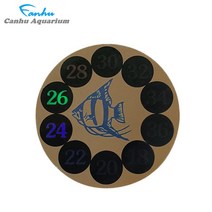 칸후 원형 스티커 온도계