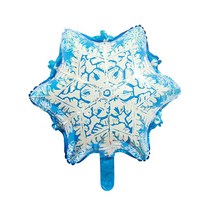 [예쁨주의지호] 겨울왕국 엘사 울라프 안나 은박풍선 대형풍선 헬륨풍선 이벤트용품, 눈꽃 대형풍선 겨울왕국 (58cm)
