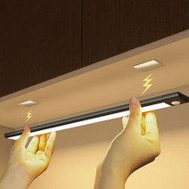 벽난로 USB 충전식 주방 Led 모션 센서 옷장 조명 캐비닛 캐비닛 아래 야간 조명, [08]