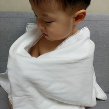 반애썸 무형광 소창수건 먼지없는 아기 목욕타올, 1장, 정련(바로사용) 2겹 샤워수건(43*88cm)/자수