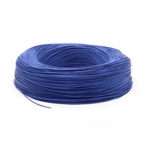 전선 PVC 절연 램프 조명 구리 케이블 LED DIY 라인 600V 2M/5M 24 22 20 18 16 14 12 10 8 AWG UL1015, 07 Blue_02 2 Meters_01 22AWG