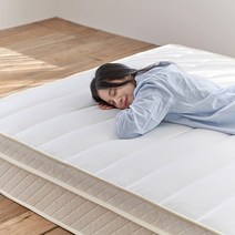(119000원+전국무료설치배송) 휴도 탄탄한 제주 24cm 필로우탑 엔드리스스프링 침대 매트리스 싱글 슈퍼싱글 퀸 킹 가성비 단단한 매트리스, 아이보리